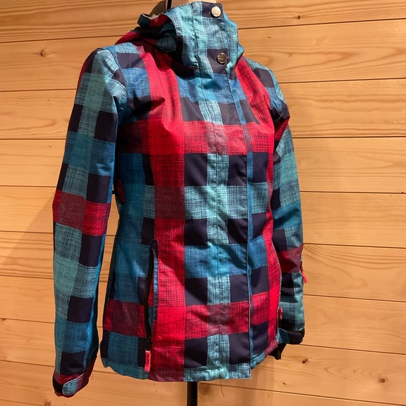 ROXY Snowboard/Ski Jacket w/ removable hood, size XS, EUC - Picture 3 of 11